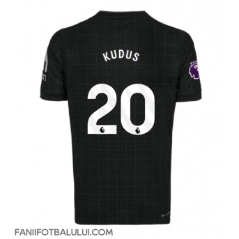 Tottenham Hotspur Mohammed Kudus #20 Tricou Fotbal Replică 2025-26 Barbati Deplasare
